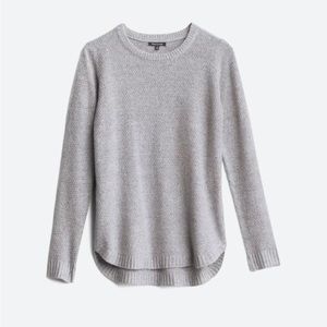 Pink Clover Nichole Textured Sweater- gray